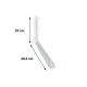 Raf Altı 10x12 mm Beyaz Raf Altı 10x12 mm Beyaz