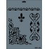 Rich New Seri N-130 Stencil 35x25 cm