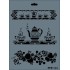 Rich New Seri N-143 Stencil 35x25 cm