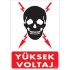 Yüksek Voltaj Uyarı Levhası 25x35 KOD:1100