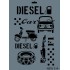 Rich New Seri N-314 Stencil 35x25 cm