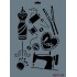 Rich New Seri N-324 Stencil 35x25 cm