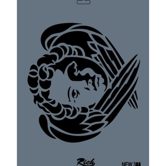 Rich New Seri N-388 Stencil 35x25 cm Rich New Seri N-388 Stencil 35x25 cm