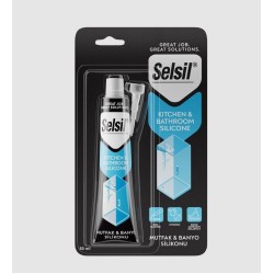 Selsil Mutfak ve Duşakabin Silikonu Şeffaf 50 ml