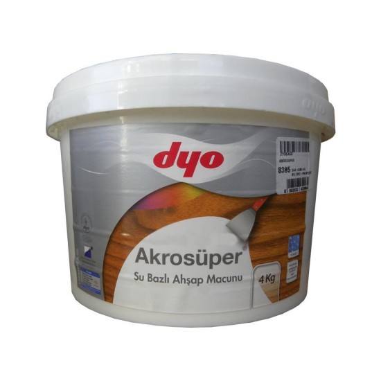 Akrosüper Ahşap Macunu 4 Kg Akrosüper Ahşap Macunu 4 Kg