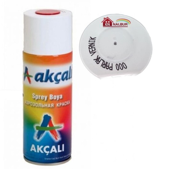 Akçalı Sprey Boya 400 ml 000 Parlak Vernik Akçalı Sprey Boya 400 ml 000 Parlak Vernik