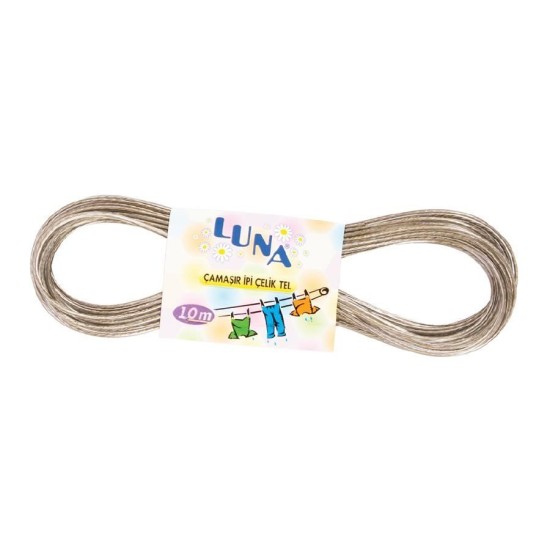 Luna Çamaşır İpi Çelik Tel 10 Metre Luna Çamaşır İpi Çelik Tel 10 Metre
