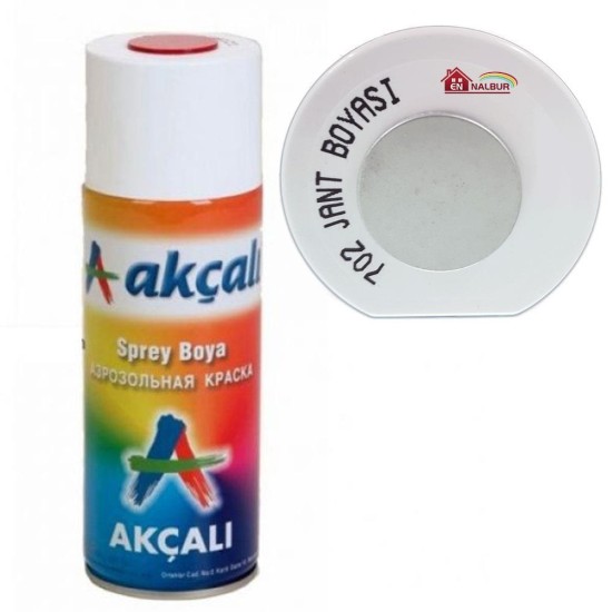Akçalı Sprey Boya 400 ml 702 Oto Jant Akçalı Sprey Boya 400 ml 702 Oto Jant