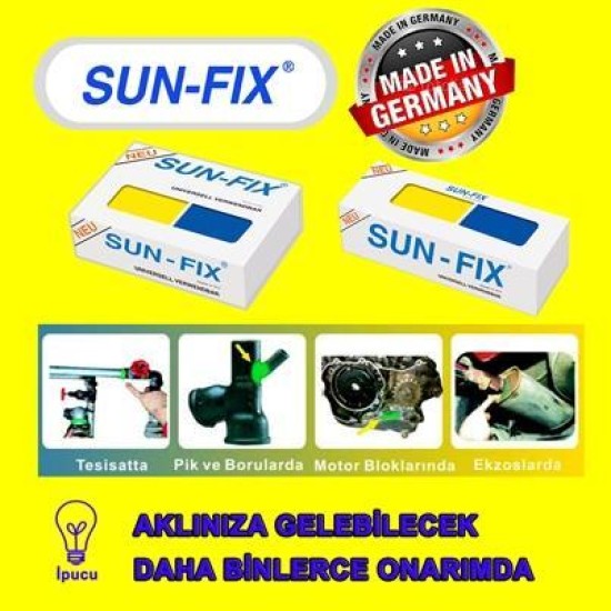 SUN FİX Üniversal Kaynak Macunu 100 Gr SUN FİX Üniversal Kaynak Macunu 100 Gr