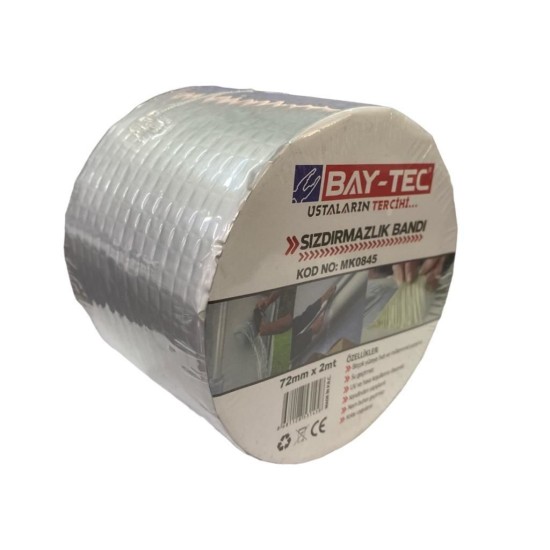 Baytec Su Sızdırmaz Bant 72 mm 2 Metre Baytec Su Sızdırmaz Bant 72 mm 2 Metre