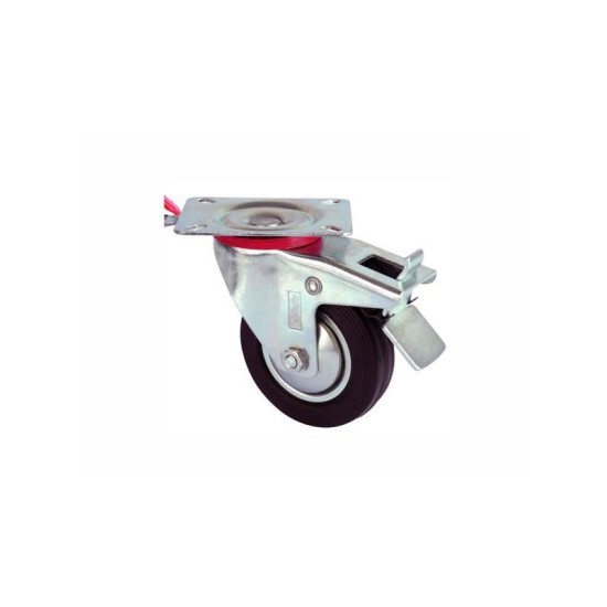 Döner Frenli Servis Tekeri 100 mm Döner Frenli Servis Tekeri 100 mm