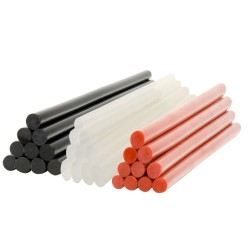 Sıcak Silikon Şeffaf 6,2 mm 30 Cm 10 Adet