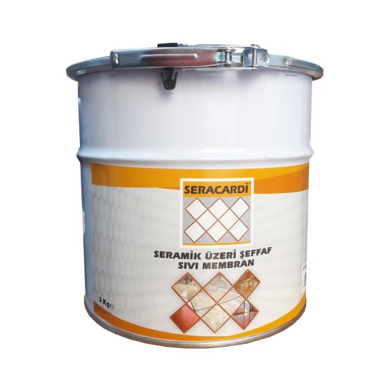 Seracardi Seramik Üzeri Şeffaf İzolasyon 3 Kg Seracardi Seramik Üzeri Şeffaf İzolasyon 3 Kg