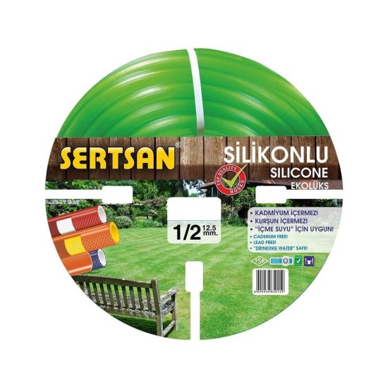 Sertsan 1/2 Ekolüks Silikonlu Hortum 25 Metre Sertsan 1/2 Ekolüks Silikonlu Hortum 25 Metre