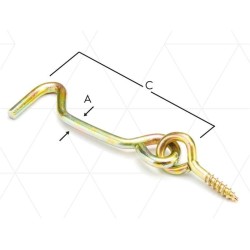 Çengelli Askı 60 No ( 5 Adet )
