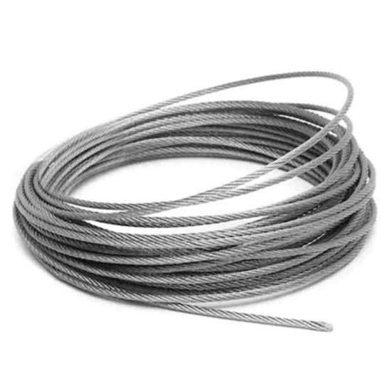 Çelik Halat 6 mm 10 Metre (6X12+7 K.ÖZ) Çelik Halat 6 mm 10 Metre (6X12+7 K.ÖZ)