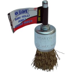 10139 25 mm Sarı Telli Pimli Kalem Fırça