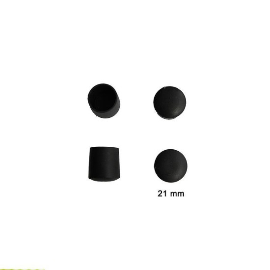 Yuvarlak Profil Dış Tapa 21 mm 4 Adet Yuvarlak Profil Dış Tapa 21 mm 4 Adet