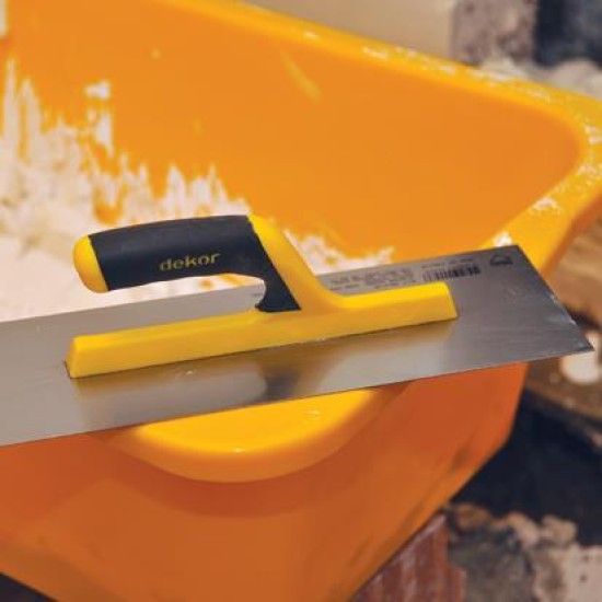 Dekor 091 Alçı Malası Plastik Açık Saplı 30 cm Dekor 091 Alçı Malası Plastik Açık Saplı 30 cm