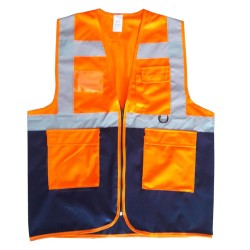 Yönetici İkaz Yeleği Tcu/Lacivert  XXL Beden