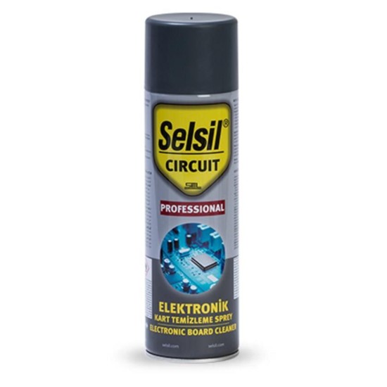 Selsil Elektronik Devre Kart Temizleyici 200 ml Yağsız Selsil Elektronik Devre Kart Temizleyici 200 ml Yağsız