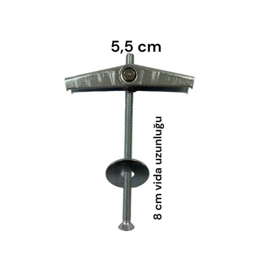 Alçıpan Askı Dübel Yaylı 12X80 5 Adet Alçıpan Askı Dübel Yaylı 12X80 5 Adet