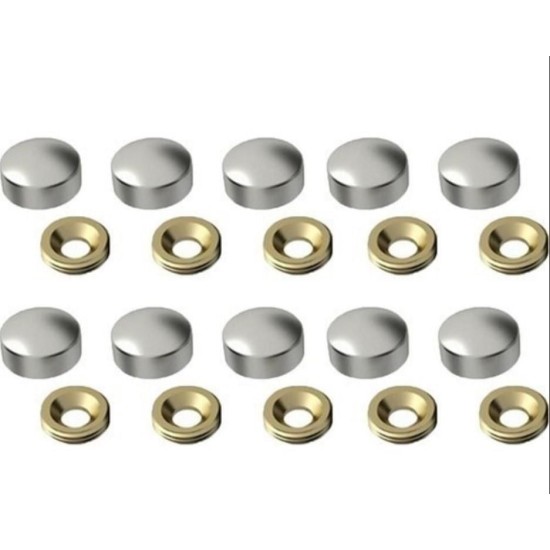 Krom Vida Tapası 13 mm 10 Adet Krom Vida Tapası 13 mm 10 Adet