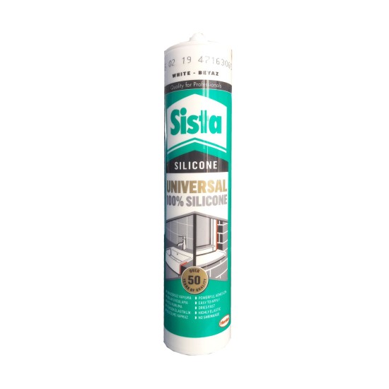 Sista Üniversal Beyaz Silikon 280 ml Sista Üniversal Beyaz Silikon 280 ml
