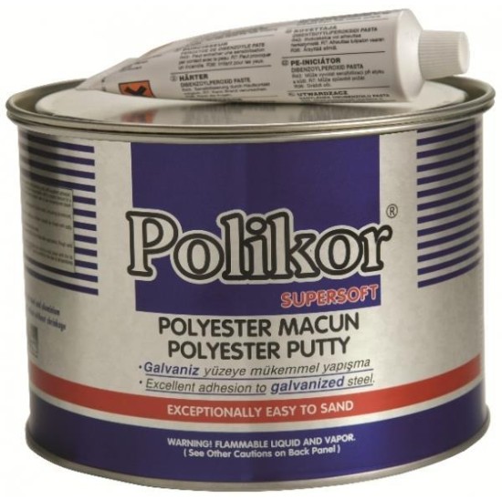 Polikor Süper Soft Polyester Macun 1625 Gr Polikor Süper Soft Polyester Macun 1625 Gr