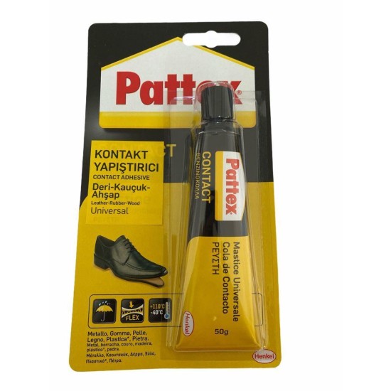 Pattex Deri Kauçuk Ahşap Yapıştırıcı 50 gr Pattex Deri Kauçuk Ahşap Yapıştırıcı 50 gr