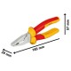 Profesyonel İzoleli Pense 180 mm Profesyonel İzoleli Pense 180 mm
