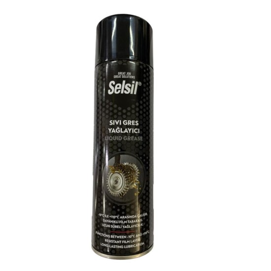 Selsil Sıvı Gres Yağlama Spreyi 500 ml Selsil Sıvı Gres Yağlama Spreyi 500 ml