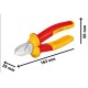 Profesyonel İzoleli Yan Keski 160 mm