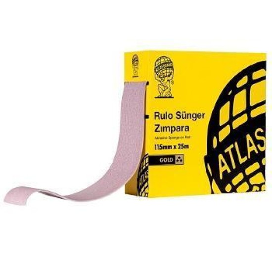 Atlas Gold 220 Kum Sünger Zımpara 115 mm 1 Metre Atlas Gold 220 Kum Sünger Zımpara 115 mm 1 Metre