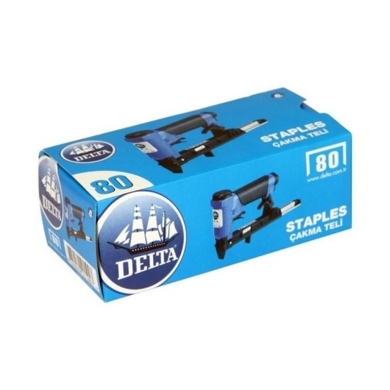 Delta 80/16 Çakma Zımba Teli 2000 Adet Kutu Delta 80/16 Çakma Zımba Teli 2000 Adet Kutu