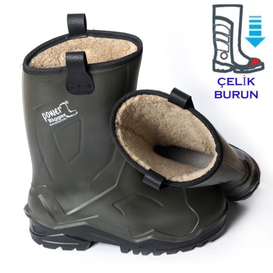 Pollyboot Power Rigger Çizme Çelik Blu 49 Numara Pollyboot Power Rigger Çizme Çelik Blu 49 Numara