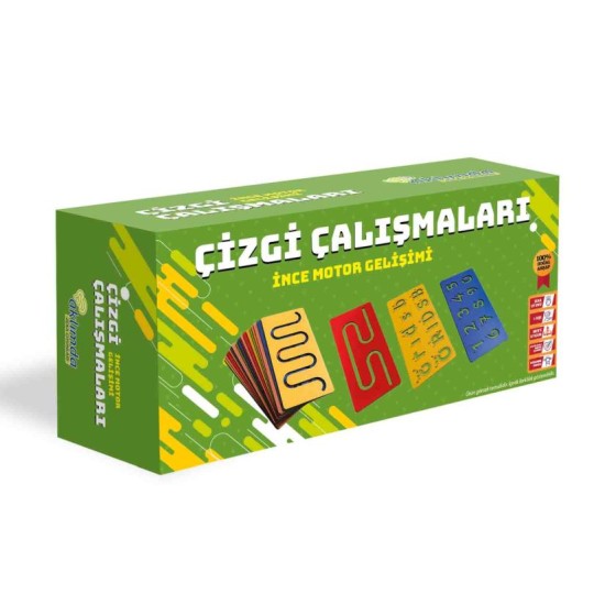 Çizgi Çalışmaları - İnce Motor Gelişimi (Ahşap) Çizgi Çalışmaları - İnce Motor Gelişimi (Ahşap)