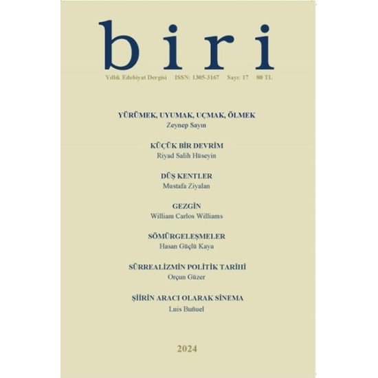 Biri Dergisi 2024, Sayı: 17 Biri Dergisi 2024, Sayı: 17