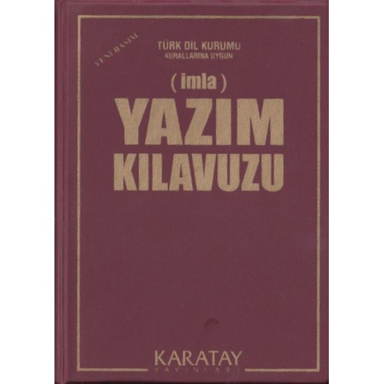 Yazım Kılavuzu (İmla) - (Plastik Kapak) Yazım Kılavuzu (İmla) - (Plastik Kapak)