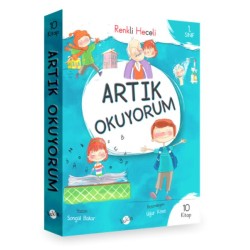 1.Sınıf Artık Okuyorum - Renkli Heceli 10