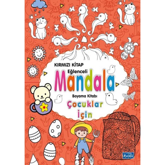 Çocuklar İçin Mandala Kırmızı Çocuklar İçin Mandala Kırmızı