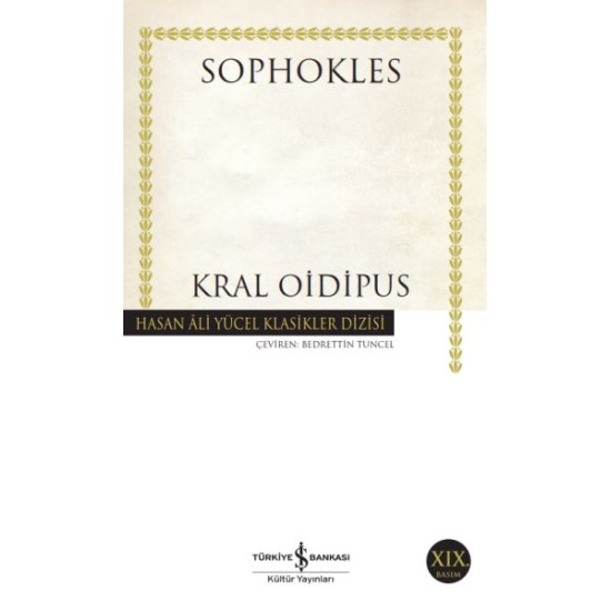 Kral Oidipus - Hasan Ali Yücel Klasikleri Kral Oidipus - Hasan Ali Yücel Klasikleri