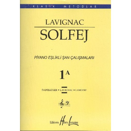 Lavignac 1A - Piyano Eşlikli Şan Çalışmaları Lavignac 1A - Piyano Eşlikli Şan Çalışmaları