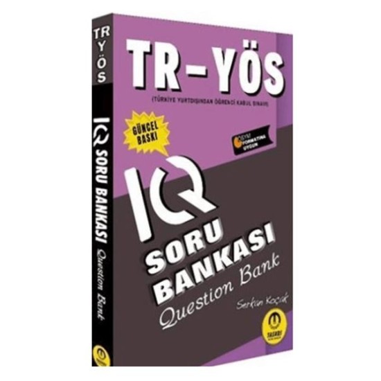Tasarı Yayınları TR YÖS IQ Soru Bankası Tasarı Yayınları TR YÖS IQ Soru Bankası