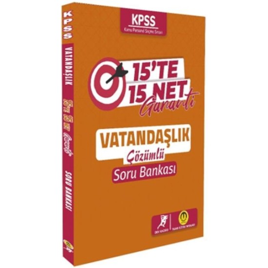 Tasarı Yayınları KPSS Vatandaşlık 15 te 15 Net Garanti Soru Bankası Tasarı Yayınları KPSS Vatandaşlık 15 te 15 Net Garanti Soru Bankası