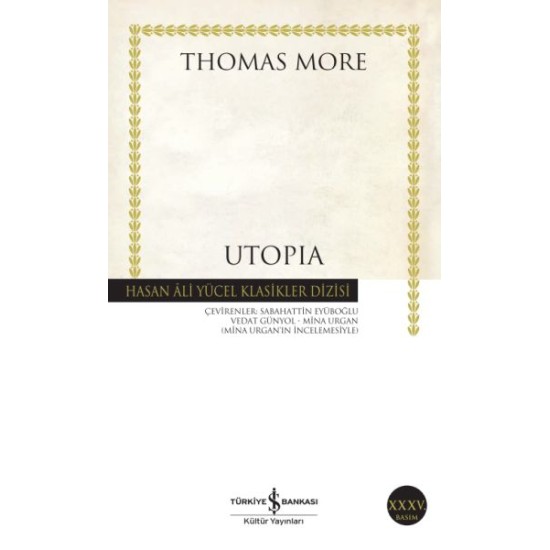Utopia - Hasan Ali Yücel Klasikleri Utopia - Hasan Ali Yücel Klasikleri