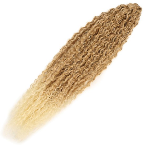 Brazilian Afro Dalgası Saç / Karamel / Platin Ombreli Brazilian Afro Dalgası Saç / Karamel / Platin Ombreli