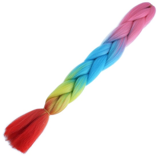 Afrika Örgülük Ombreli Sentetik Saç 100 Gr. / Pembe / Açık Mavi / Sarı / Kırmızı Afrika Örgülük Ombreli Sentetik Saç 100 Gr. / Pembe / Açık Mavi / Sarı / Kırmızı