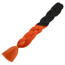 Afrika Örgülük Sentetik Ombreli Saç 100 Gr. / Siyah / Tcu