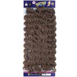 Afro Dalgası Saç / Açık Kahve 8